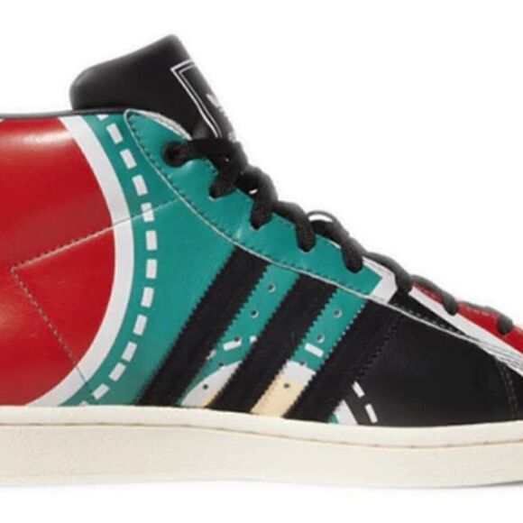 WNBA Jasmine Jones x adidas Pro Model JJ Heat CourtCore Superstar Hi Top FX4008 - Picture 3 of 14